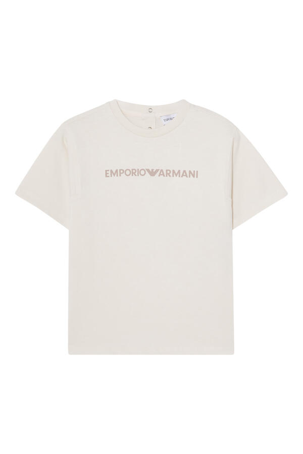 Kids Logo Back Button Closure T-Shirt