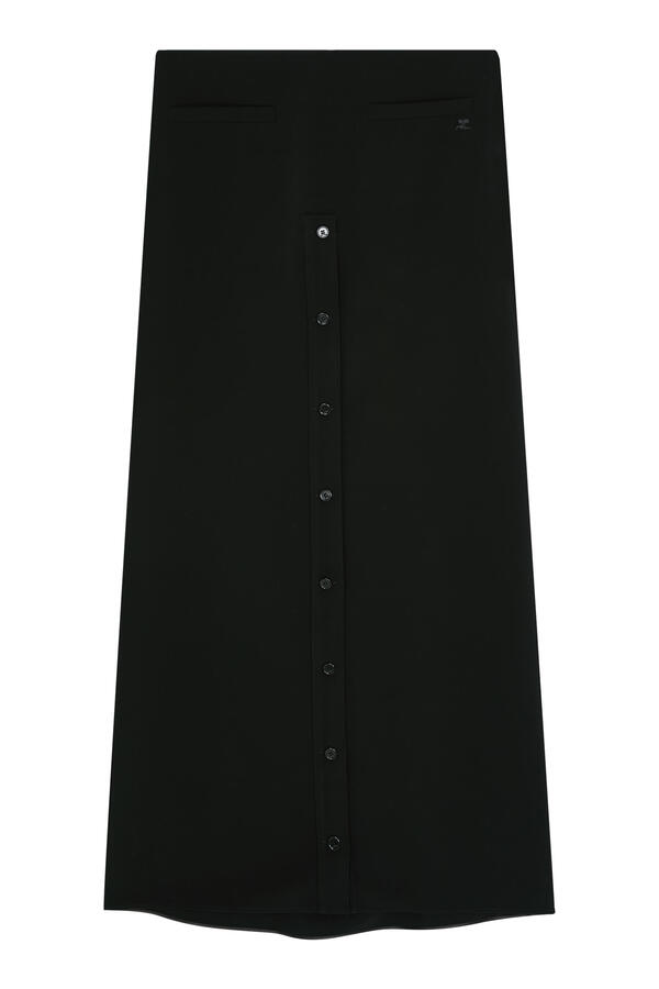 Heritage Buttoned Long Skirt