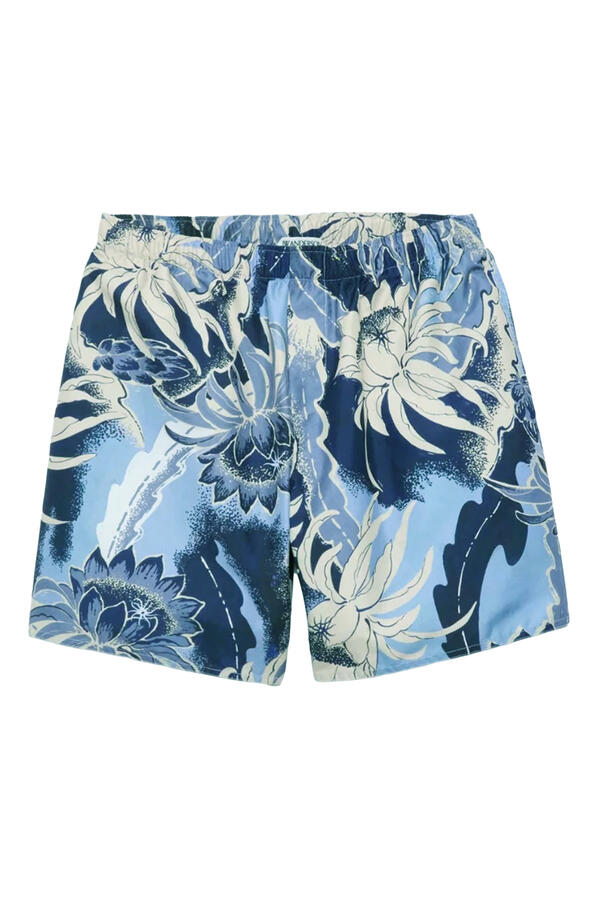 Hawaiian Print Swim Shorts