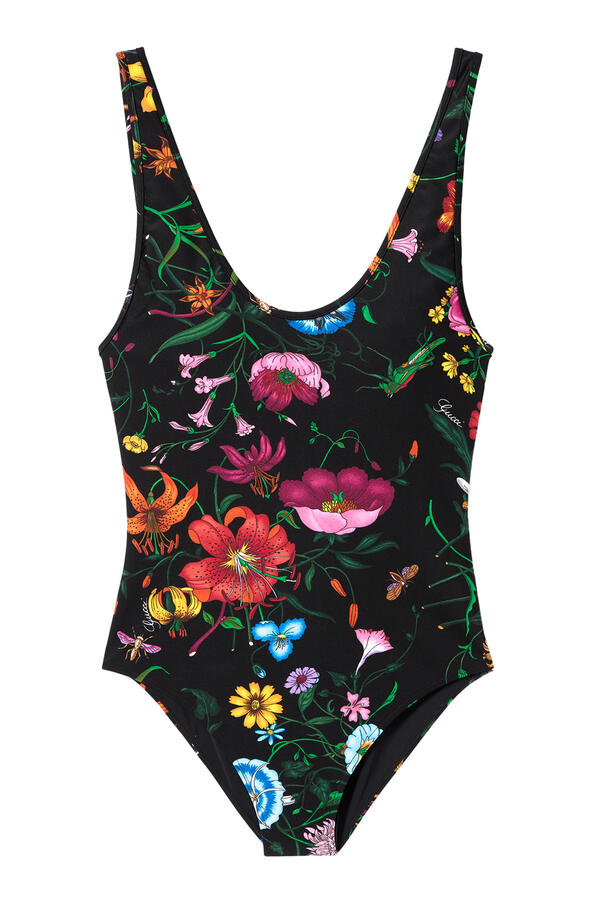 Printed Sparkling Jersey Swimsuit