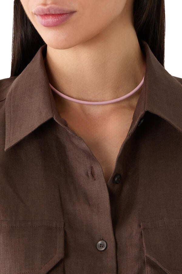Wire Double Clip Necklace