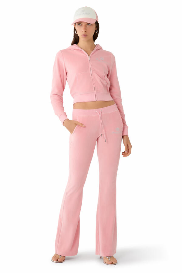 Juicy Script Velour Sweatpants