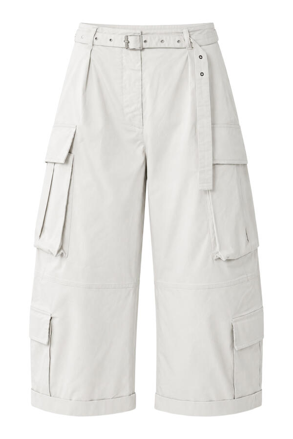 Belted Cargo Trousers