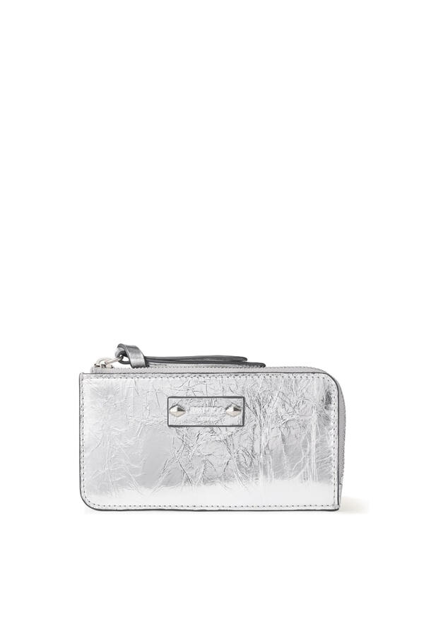 Lise-Z Vintage Metallic Leather Wallet