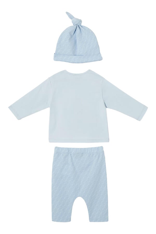 Kids Jersey Sweatshirt, Trousers and Hat Set