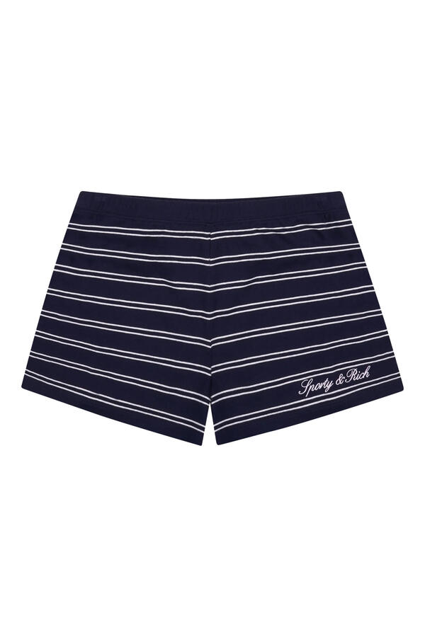Signature Logo Striped Shorts