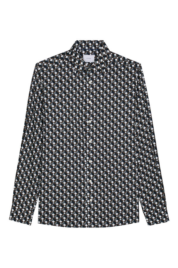 Geometric Print Shirt