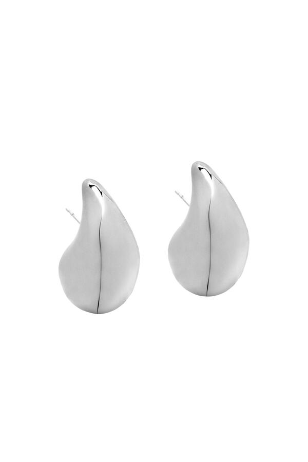 Small Drop Earrings, Sterling Silver