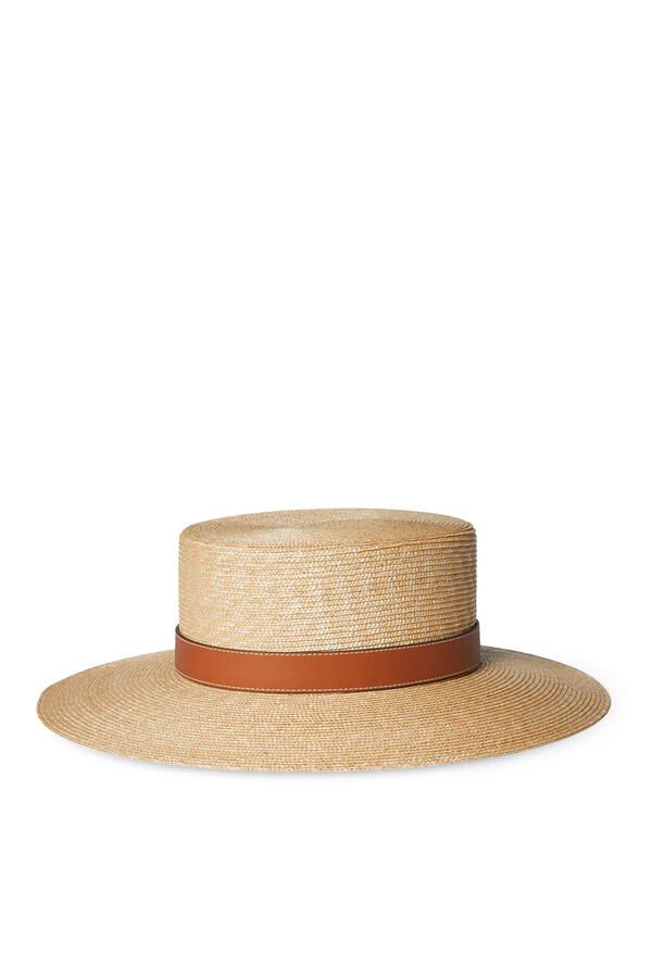 Straw Boater Hat