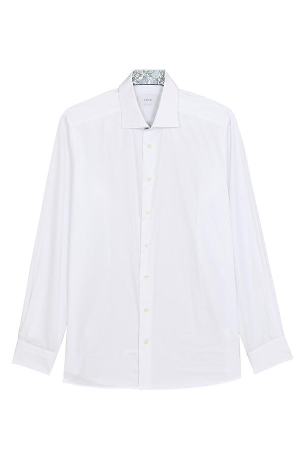 Floral Effect Signature Twill Shirt