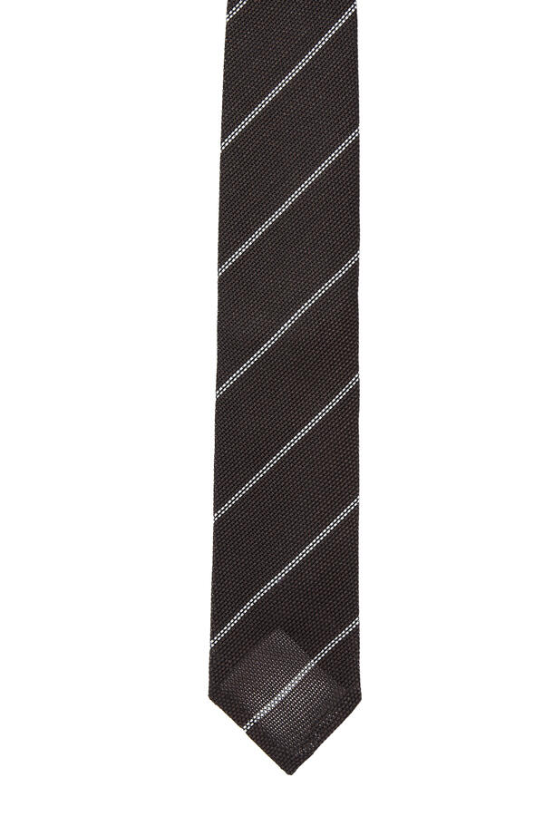 Striped Grenadine Silk Tie