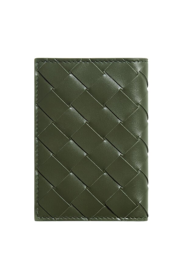 Intrecciato Flap Card Case