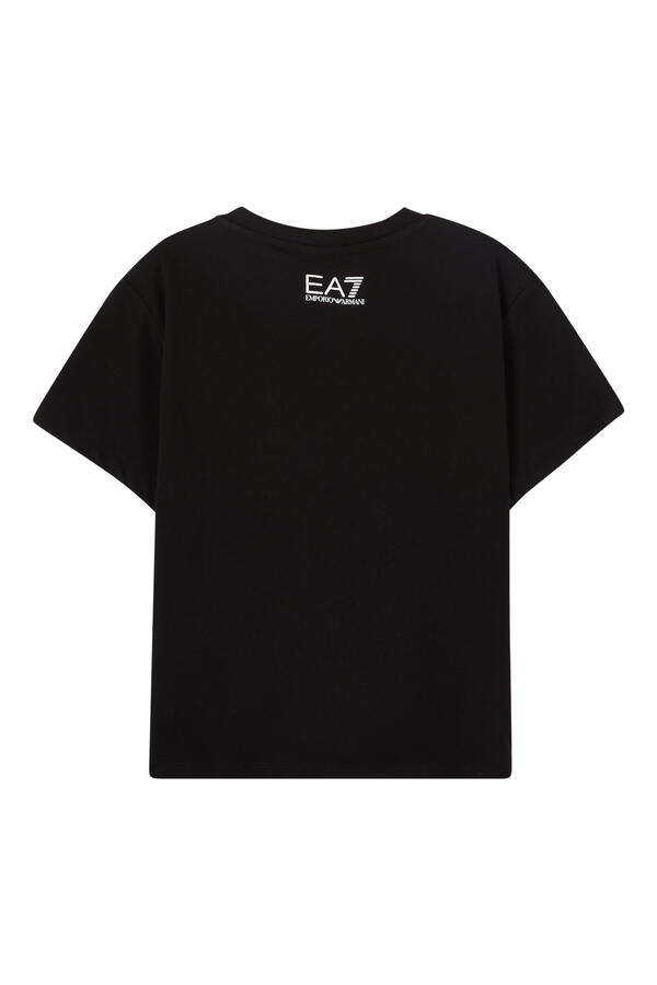 Kids EA7 Train Logo T-Shirt
