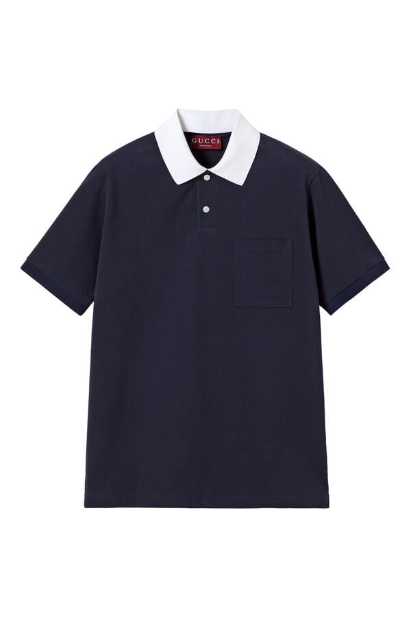 Stretch Cotton Piqué Polo Shirt