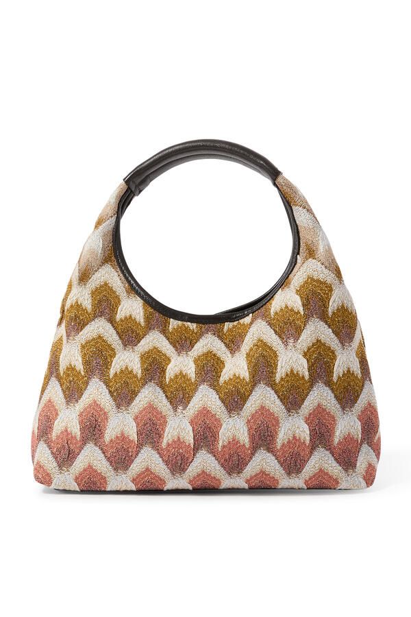 Raschel Lace Small Hobo Bag 