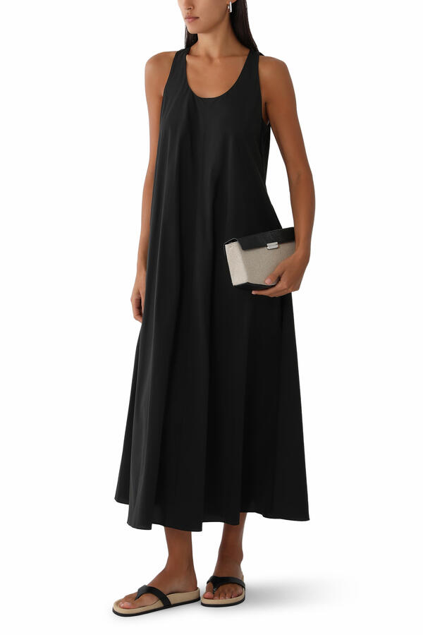 Scoop Neck Sleeveless Maxi Dress