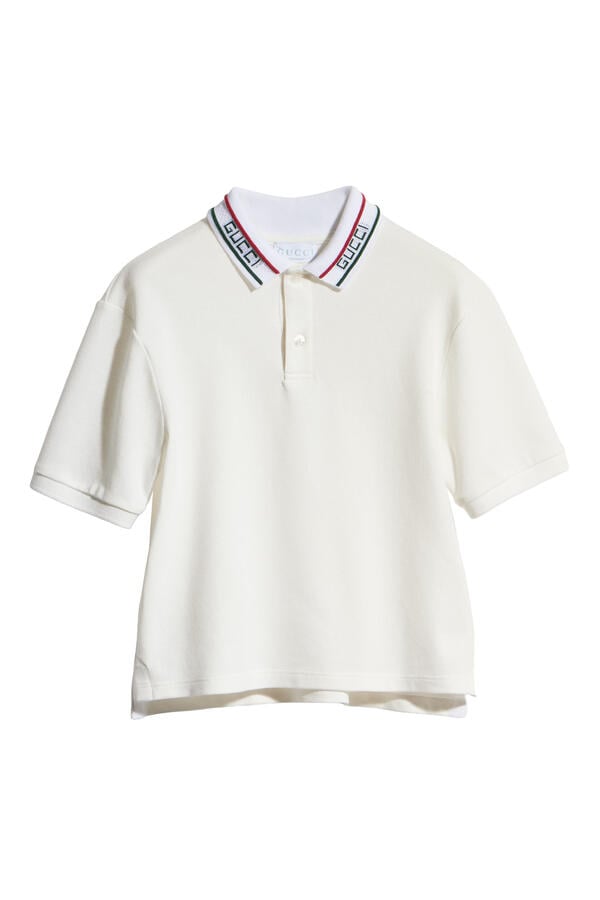 Kids Cotton Piquet Polo Shirt