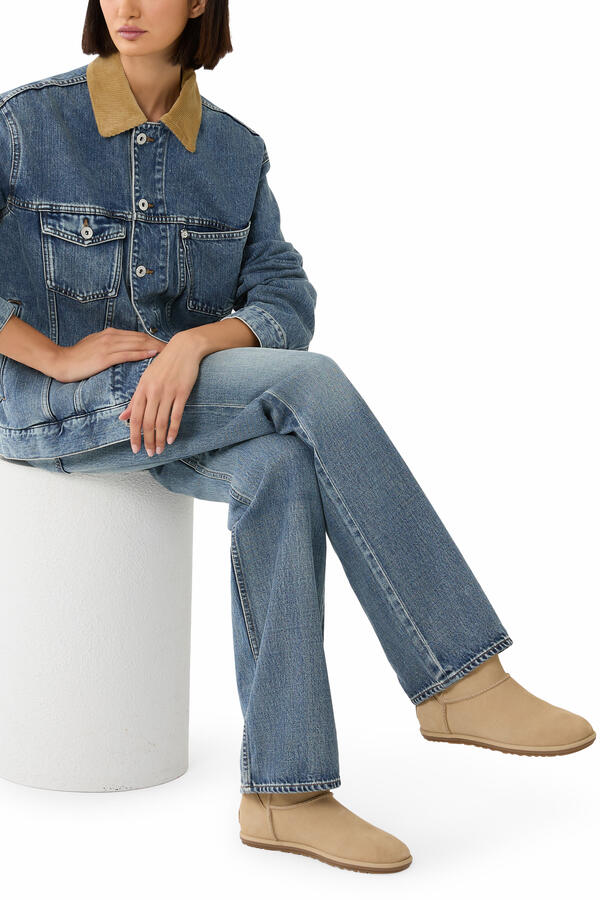 Classic Deconstructed Mini Boots