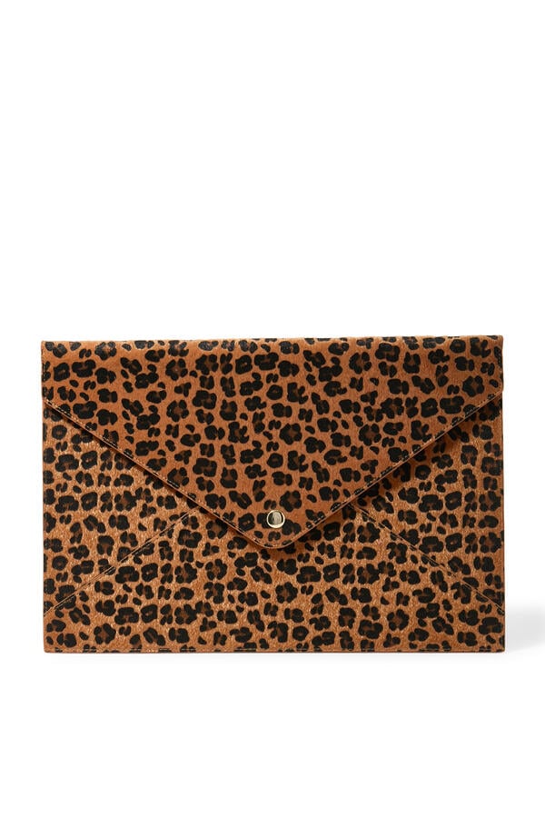 Leopard-Print Laptop Sleeve