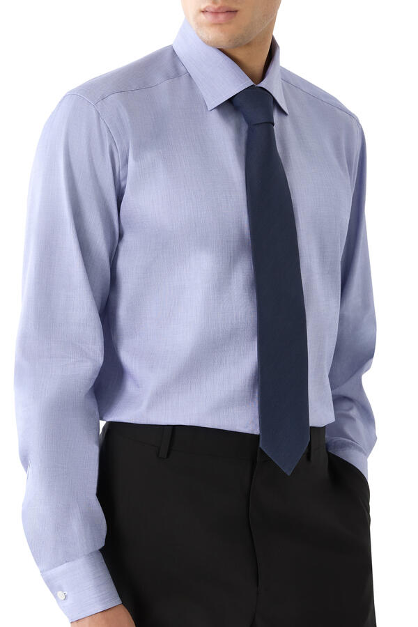 Solid Woven Shantung Silk Tie