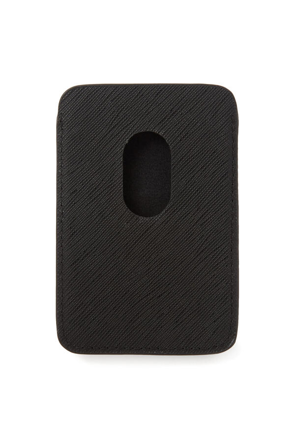 Regenerated Saffiano Magnetic Card Holder