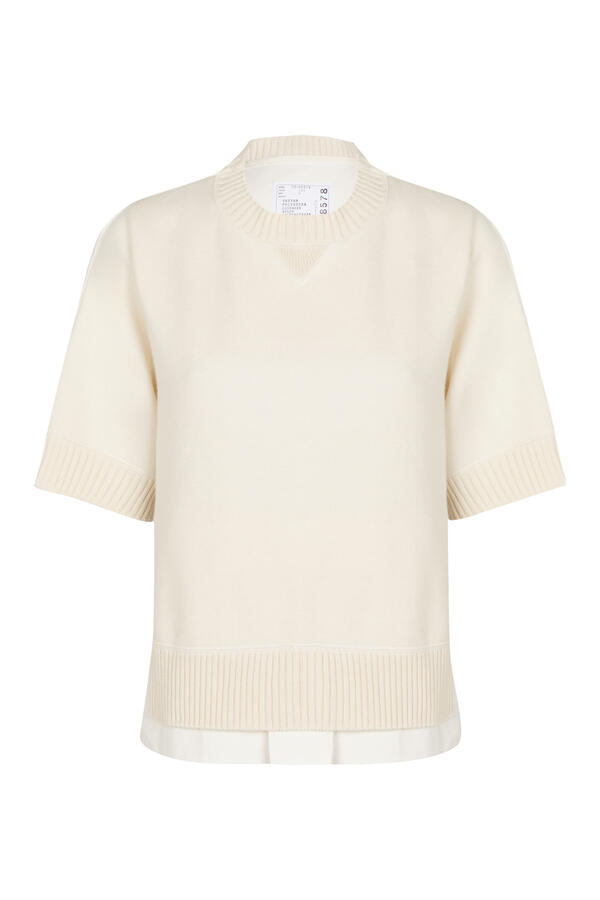 Cotton Cashmere Knit Pullover