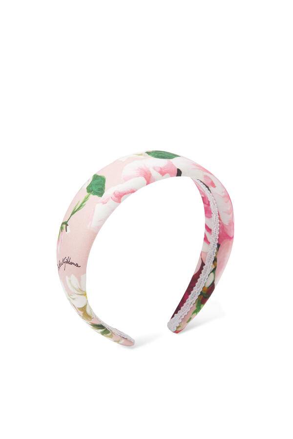 Kids Floral-Print Poplin Headband