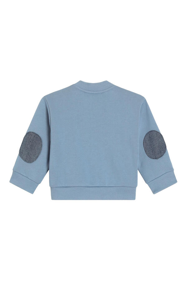  Sweatshirt with Leopard Print and DG Patch 