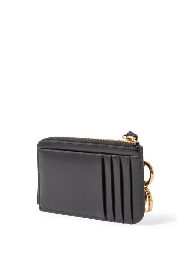Alphabet Grained Leather Purse