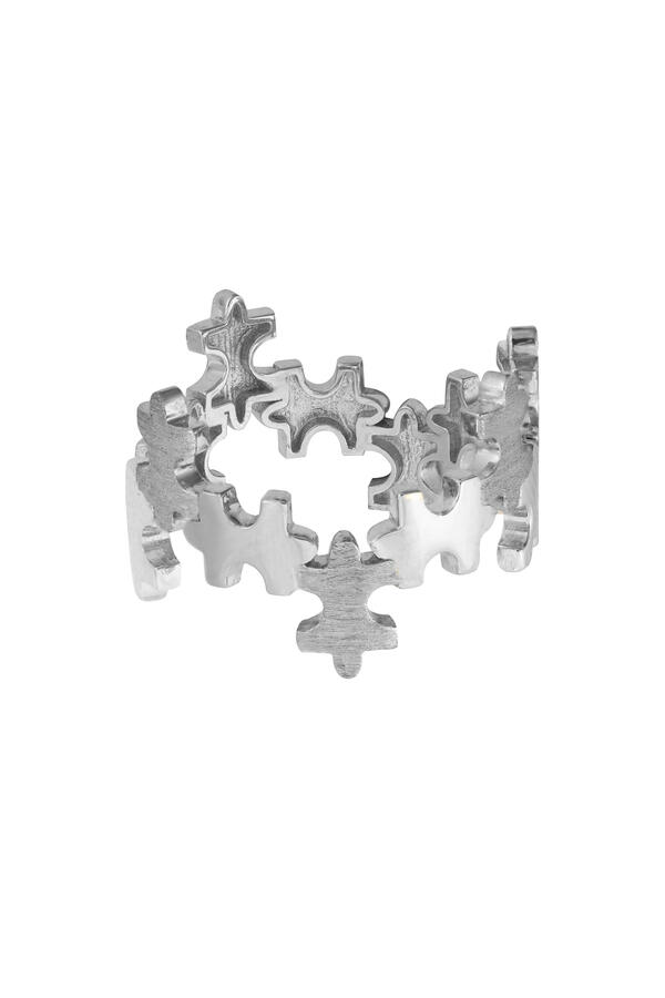 Micro Maqta Band, 18K White Gold
