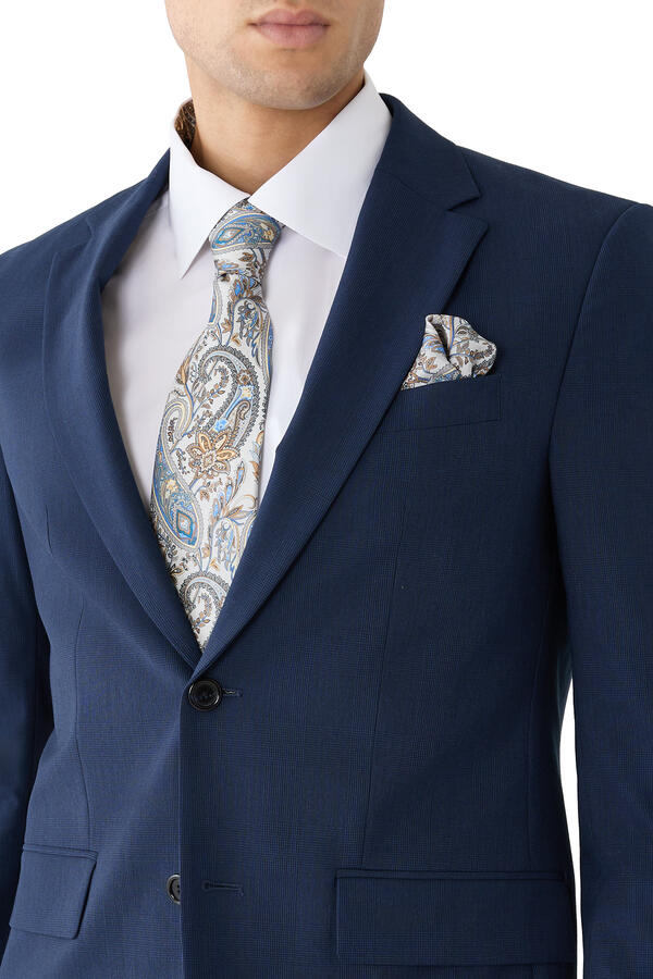 Paisley Print Silk Tie