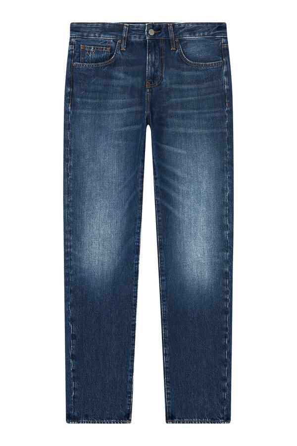 One Block Up Straight Denim Jeans