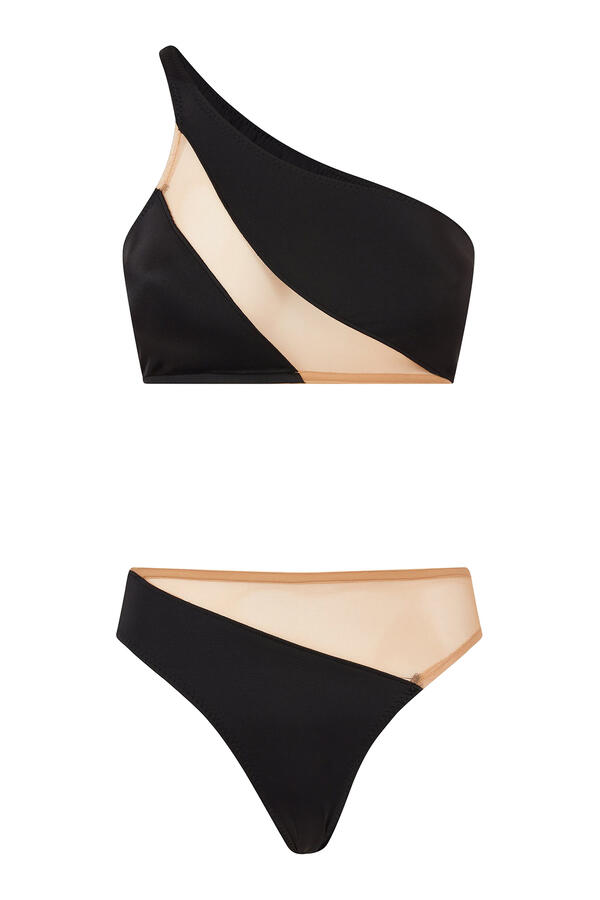 Snake Mesh Bikini Top