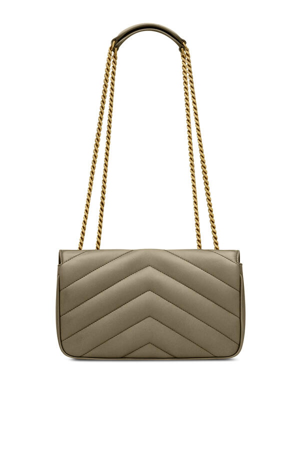  Loulou Small Chain Bag In Matelassé Lambskin
