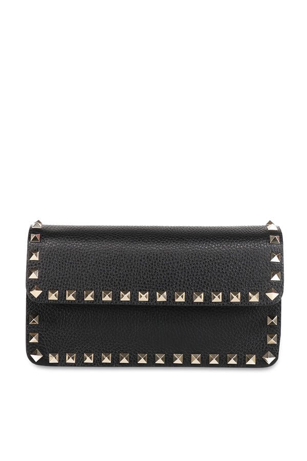 Rockstud Leather Wallet