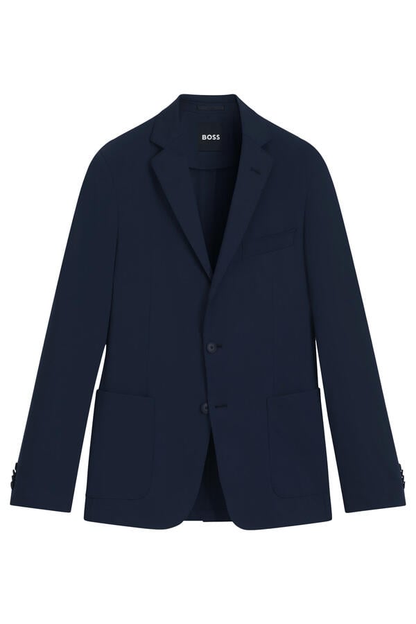 Slim-Fit Jacket in Performance-Stretch Jersey 