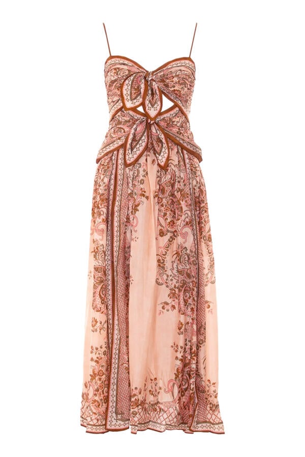  Aster Scarf Midi Dress