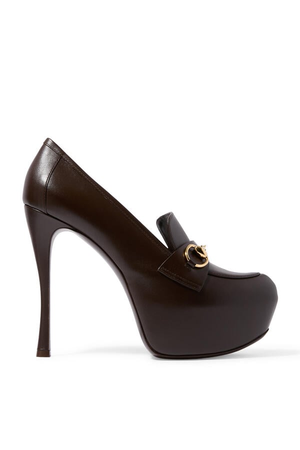Horsebit 135 Platform Pumps