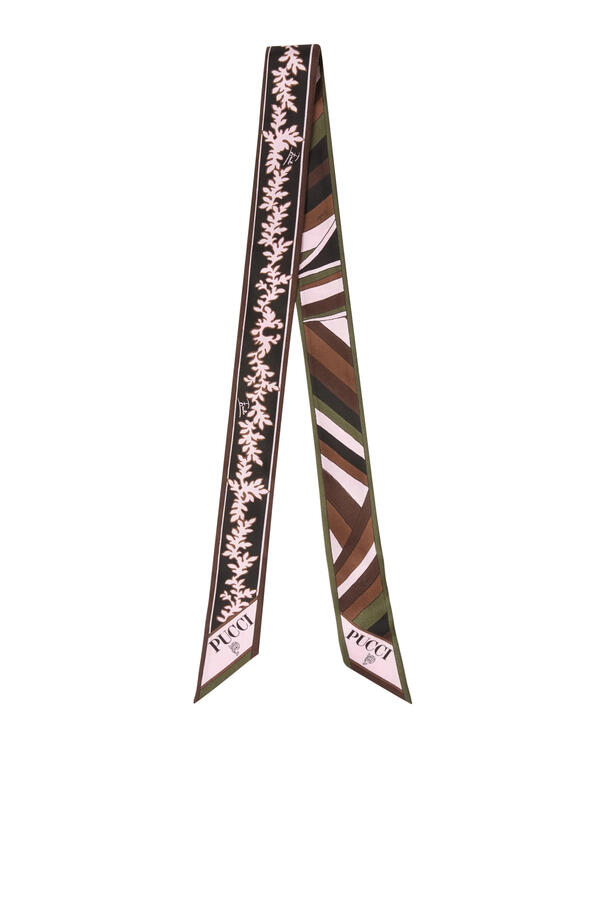 Printed Silk Twill Scarf