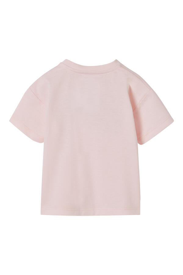 Kids Cotton Jersey Graphic Print T-Shirt