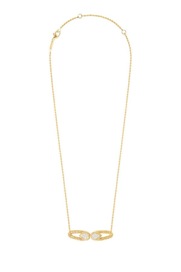 Serpent Bohème Vintage Pendant, Paved With Diamonds, 18k Yellow Gold