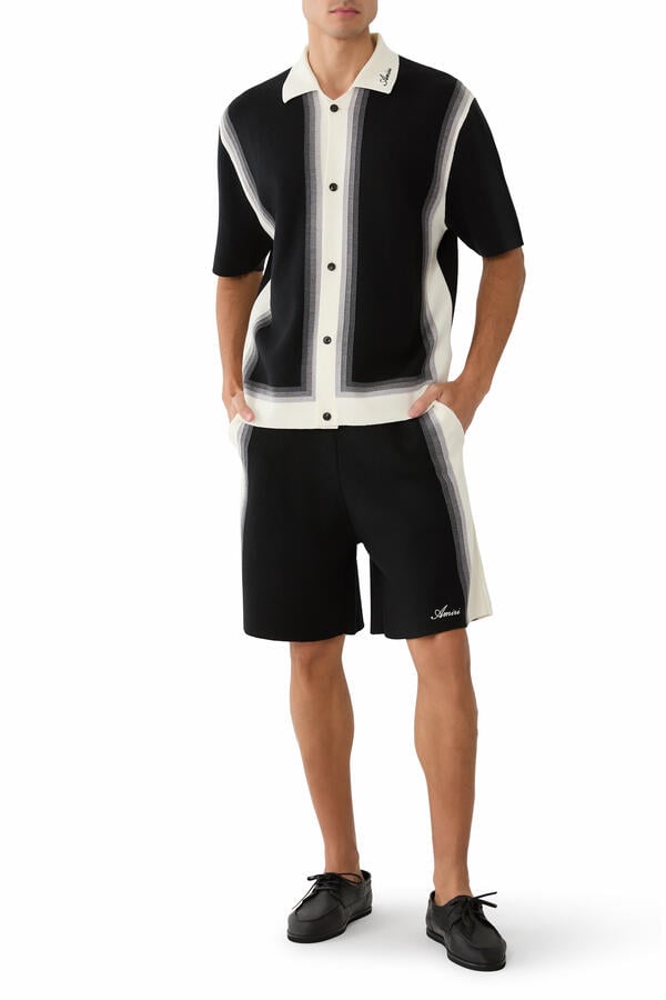 Panels Knit Shirt