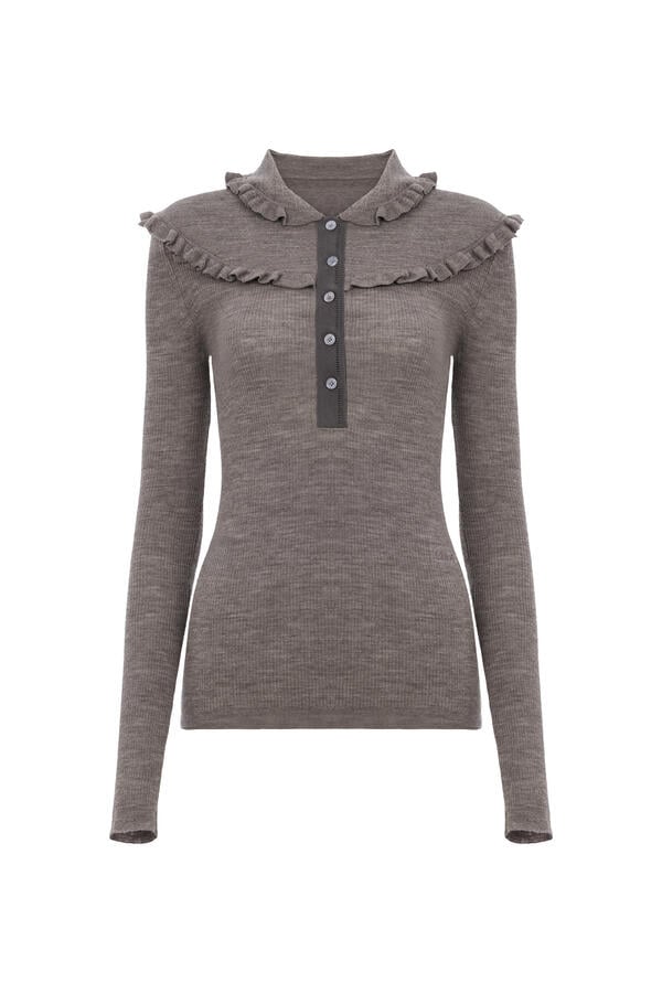 Fitted Henley Shirt