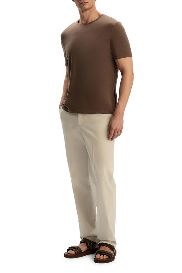Silk-Cotton T-Shirt 