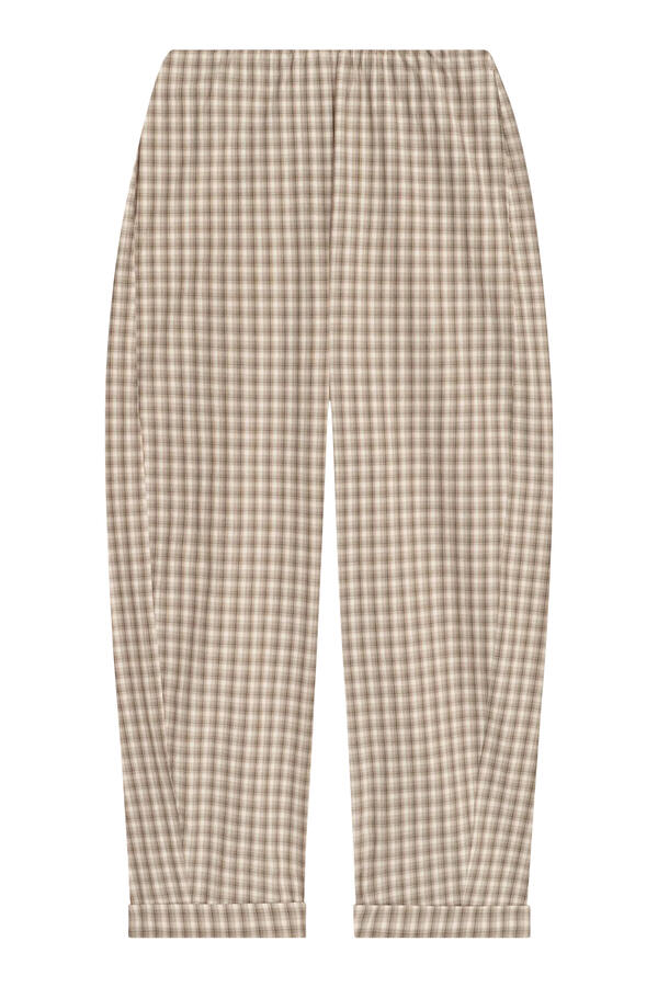 Yayoi Checked Shirting Pants