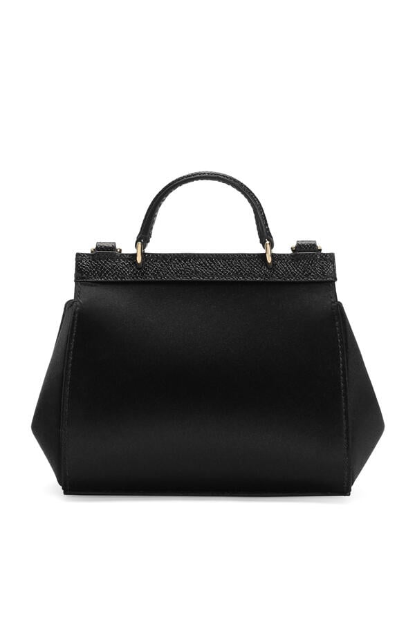 Satin & Dauphine Calfskin Mini Sicily Bag