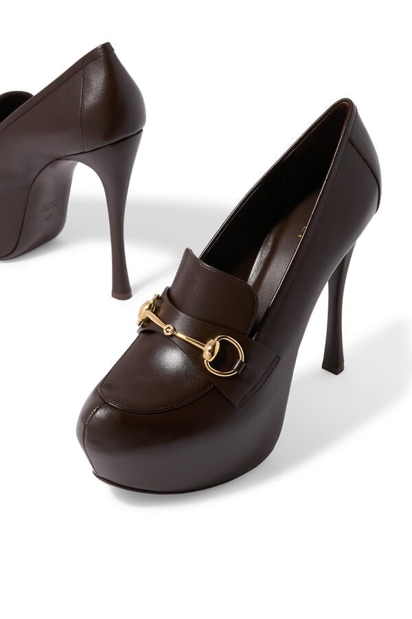 Horsebit 135 Platform Pumps