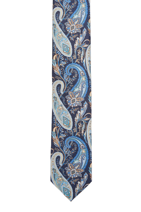 Paisley Print Silk Tie