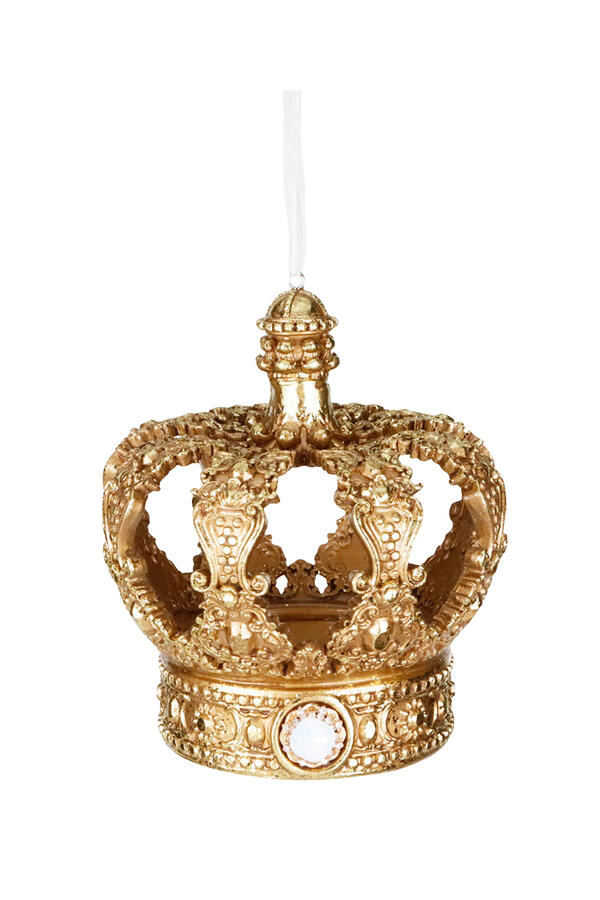 Jewel Open Crown Ornament