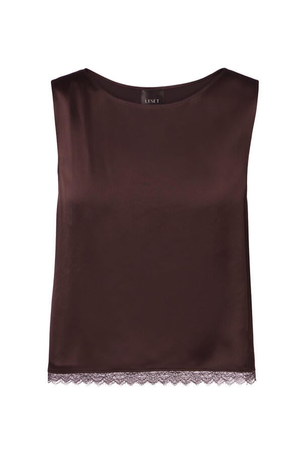 Barb Lace Crop Sleeveless Top